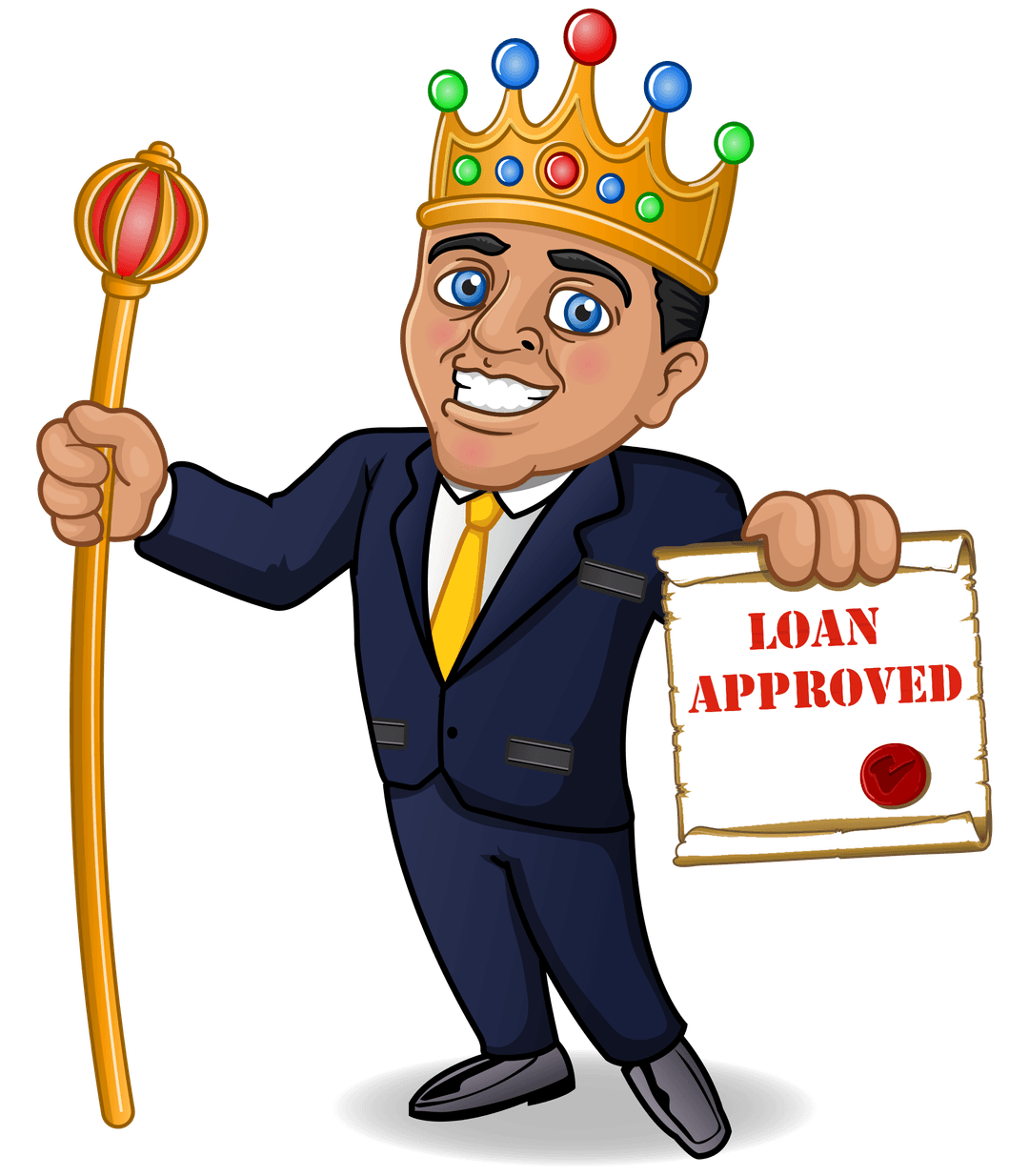 The Mortgage King™ mascot